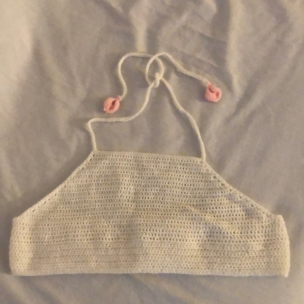 New Handmade Boho Bohemian Crochet Crop Top